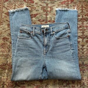 Madewell The Perfect Vintage Crop Jean, size 26